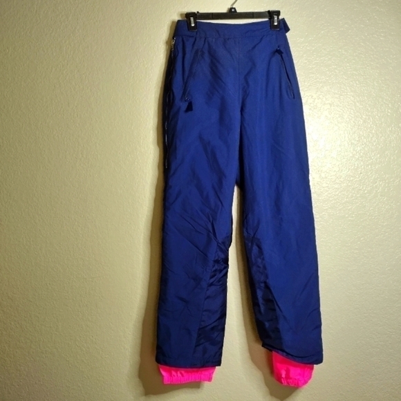 Patagonia women's winter suspenders snow pants sz 10 - Picture 1 of 8